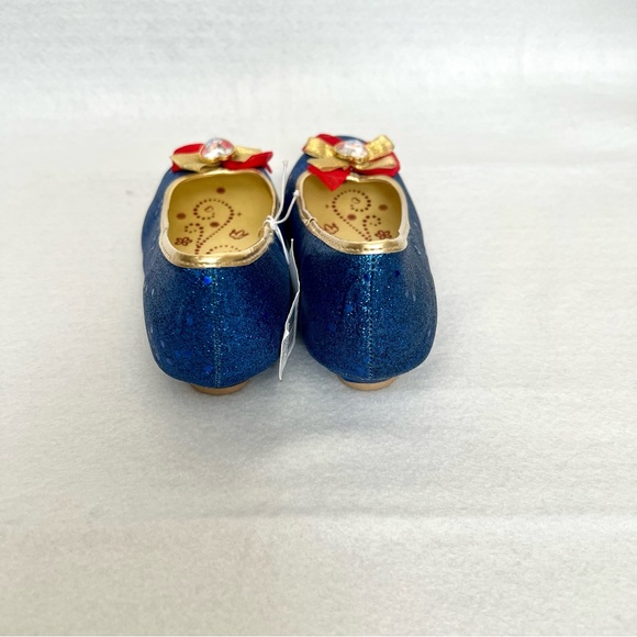 NWT Disney Snow White Sparkly Costume Shoes - Little Girls 2/3 Youth - Picture 5 of 8
